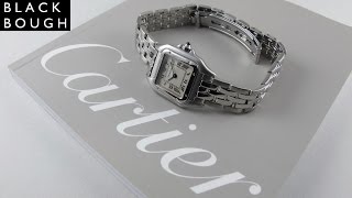 Steel Cartier Panthère Ref 1320 ladys bracelet watch sold in 2002 [upl. by Anelehs553]