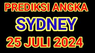 PREDIKSI ANGKA MAIN SDY HARI INI 25 JULI 2024 [upl. by Ibbor14]