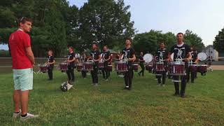 Bluecoats drumline at Cranston RI 2018 [upl. by Nowell]