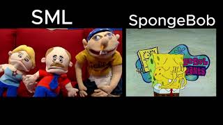 SpongeBob SquarePants And SML Theme Song Side By Side [upl. by Columbine490]