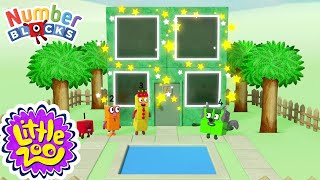 Numberblocks  Once Upon a Time  Full Episodes  LittleZooTV [upl. by Kama411]