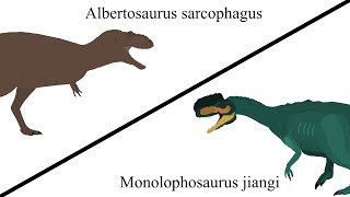 SB14FC  Albertosaurus vs Monolophosaurus [upl. by Chaddy16]