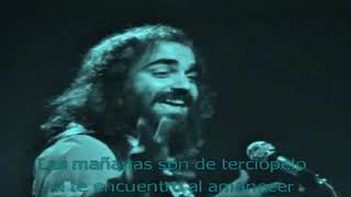 Demis Roussos Mañanas De Terciopelo Karaoke [upl. by Swain]