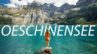 Oeschinensee Lake  EASY  STUNNING hike in Switzerland [upl. by Flyn677]