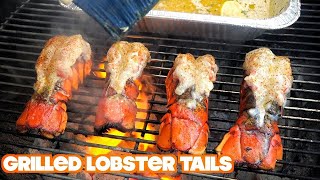 Grilled Lobster Tail Recipe with Garlic Butter 2018 [upl. by Boote]