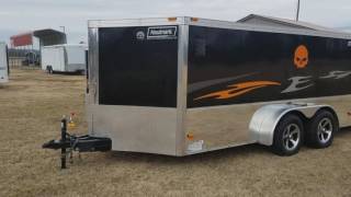 2015 Haulmark Low Hauler 7x14 Motorcycle Trailer [upl. by Gillette]