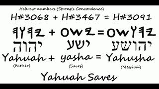 YAHUAH is YAHUSHA The Saving Right Hand of the Father [upl. by Tootsie]