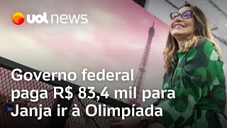 Janja em Paris Governo paga R 834 mil para ida da primeiradama às Olimpíadas [upl. by Ayaros]