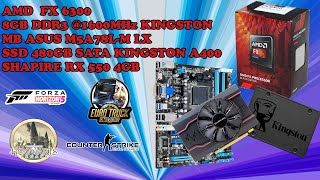 Teste Fx 6300 em RX 550 4GB em jogos 2023 [upl. by Northrop]