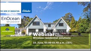 Wireless residential solutions from Eltako amp EnOcean [upl. by Winebaum]