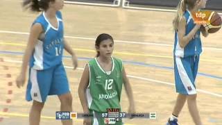 Final Femenina Cto España Mini  Cataluña vs Andalucía 10362 [upl. by Dewayne]