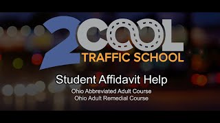 Student Affidavit Instructions for the Ohio Abbreviated Adult Course amp Ohio Remedial Course [upl. by Bowra]