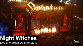 Sabaton  Night Witches live at Wacken Open Air 2019 [upl. by Dorr]