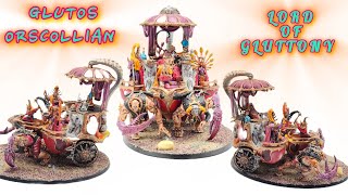 Painted Glutos Orscollian the Lord of Gluttony  Slaanesh  Warhammer Age of Sigmar [upl. by Cilla]