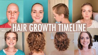 FROM BALD TO BOB my hair growth timeline [upl. by Yentroc542]