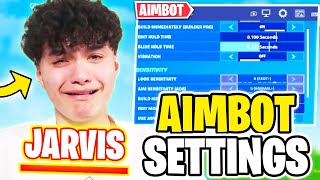 Using FaZe Jarvis Settings He Got BANNED For 😱🎯 500 Aim Assist ✅ [upl. by Ecertak]