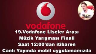 Vodafone Freezone 19 Liselerarası Müzik yarışması başlıyorSeviyorsanÇıkSöyle [upl. by Asaph]