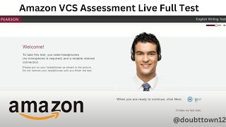 Amazon VCS Assessment  Amazon Virtual Customer Service Live Test [upl. by Yong710]