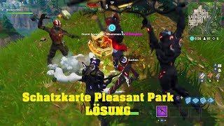 FOLGE DER SCHATZKARTE aus PLEASANT PARK  Fortnite Battle Royale Woche 7 [upl. by Ahsirtap]