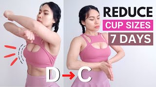 7 Days REDUCE oversized breasts drop your cup sizes lift bustline skin firmness no push ups [upl. by Hettie]