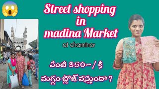 street shopping in madina Market at charminar repost madinamarket charminar trending viralvideo [upl. by Blatman47]