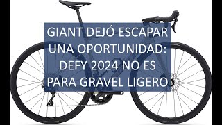 Giant Defy 2024 no es para gravel ligero una pena [upl. by Godliman]