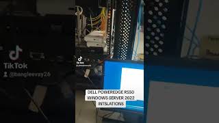 Windows Server Progress Instalation DELL POWEREDGE R550 windowsserver server dell shorts [upl. by Llerut569]