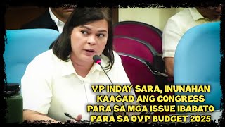 Opening statement ni Vp Inday Sara sa congress OVP BUDGET sobrang palabanHouseofRepresentativesPH [upl. by Notsud]