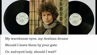 “Greatest Love Song” SAD EYED LADY OF THE LOWLANDS Bob Dylan Analysis [upl. by Reave]