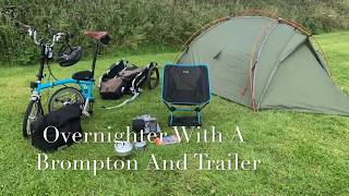 Brompton Bike Touring Pennycrocker Farm Cornwall 2019 [upl. by Keslie]