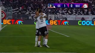 GOLAZO DE DAMIÁN PIZARRO COLO COLO 10 UNIÓN LA CALERA [upl. by Vinia]