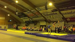 NM TeamGym  Oslo TF Senior Miks  Tumbling [upl. by Eatnoled]