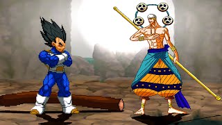 Vegeta Vs Enel  Goro Goro no Mi [upl. by Eednas881]