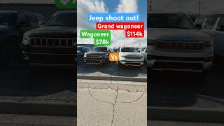 2024 Jeep Wagoneer vs Grand Wagoneer huge price difference is it worth it to you for the grand [upl. by Ylenats401]