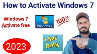 windows 7 activate karne ka tarikahow to activate windows windows 7 activatorwindows 7techussain [upl. by Attennaej589]