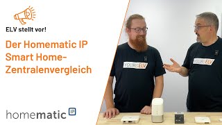 Homematic IP Zentralenvergleich  ELV stellt vor [upl. by Eerahs]