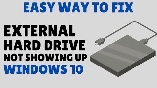 How to Fix External Hard Drive not Showing Up [upl. by Euqenimod]