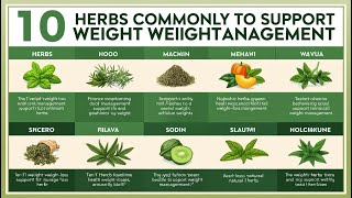 10 Herbal Remedies for Weight Loss and Fat Burning [upl. by Lewls4]