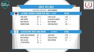 Ulverstone Mens 2nd Grade v Latrobe Demons Senior Men 2nd Grade [upl. by Minsat369]