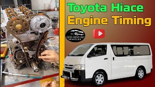 Toyota 2TR FE How to Fix Engine Timing With Marks 👌 [upl. by Alyehs]