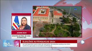 Divulgada data das eleições autárquicas 2024  Fala Cabo Verde [upl. by Ibrab]