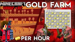 I MADE AN ULTIMATE GOLD FARM IN MINECRAFT HARDCORE [upl. by Alyag]