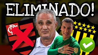 FORA TITE FLAMENGO EMPATA COM PEÑAROL E É ELIMINADO DA LIBERTADORES [upl. by Atiekan]