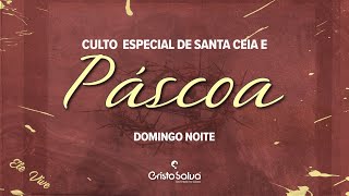 Culto ao vivo  Domingo noite  Especial de páscoa  04042021 [upl. by Sarine]