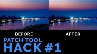 How to Remove Items in Photoshop Like a BOSS  Patch Tool Hack 1 [upl. by Pace198]