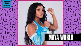 Maya World on ROH experience ambitions to work with STARDOM [upl. by Oribel65]