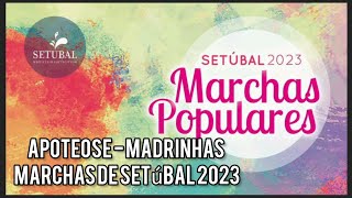 Marchas de Setúbal 2023  Madrinha das Madrinhas  Apoteose com madrinhas e marchas [upl. by Anemix]