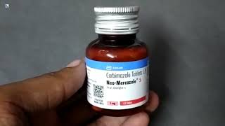 NeoMercazole 5 Tablet  Carbimazole 5mg Tablets Ip uses  Neo Mercazole 5mg Tablet uses side effect [upl. by Hcire]