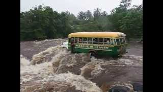 Bus accident Lano Savaii Samoa 06072013 [upl. by Enyleve]