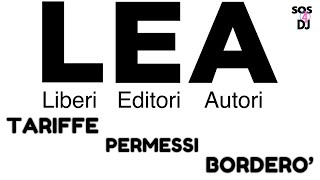 LEA Permessi tariffe borderò Tutto ciò che serve sapere [upl. by Sherrard]